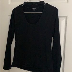 Black long sleeve express shirt